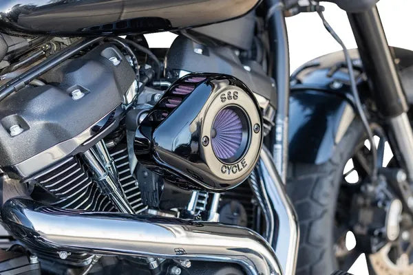 Harley-Davidson FLI 1868 Hydra-Glide Revival 114 [2024] - Air Stinger Stealth Luftfiltersatz – Oberfläche: Schwarz – Bild 9