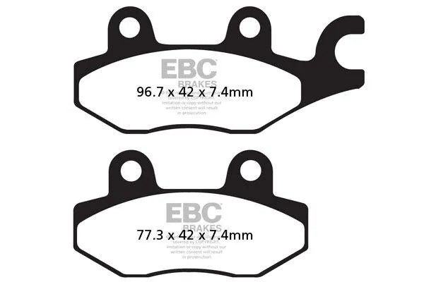 Aprilia RS 660 [EBC]-FA-HH series Sintermetal brake pads