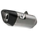 honda cb 750 hornet [LEOVINCE] – LV-14R stainless steel slip-on silencer-1