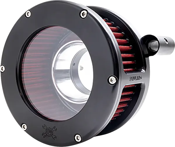 Harley-Davidson FLHTCUI 1340 EFI Electra Glide Ultra Classic Special Anniversary Edition [1995] - BA air filter kit - Finish: Black, Red, Clear - Image 2