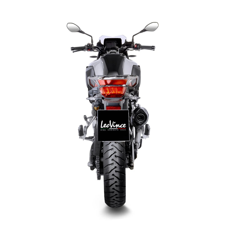 bmw f 850 gs [LEOVINCE] – Nero rear silencer - stainless steel