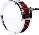 Harley-Davidson FXSTSSE3 1800 Softail Springer CVO [2009] - BA air filter kit - Surface: Chrome, Red - Image 5