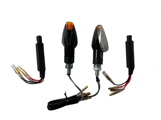 2 LED indicators clear resistors [E-mark] - Ducati Monster 600 620 750 900 1000 S4 S4R