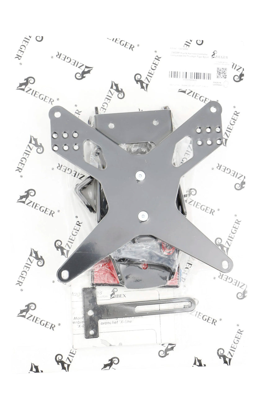 harley davidson flstf [ZIEGER] – X-Line license plate holder type E