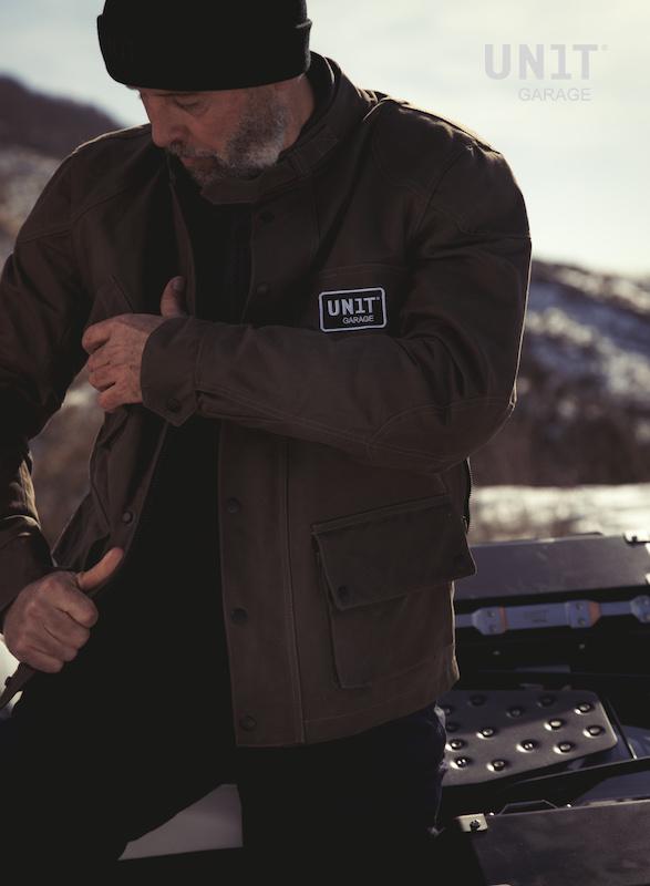 BMW R nineT 1200 Urban G/S (hoher Auspuff) [2017-2023] - Grüne Zagora-Jacke