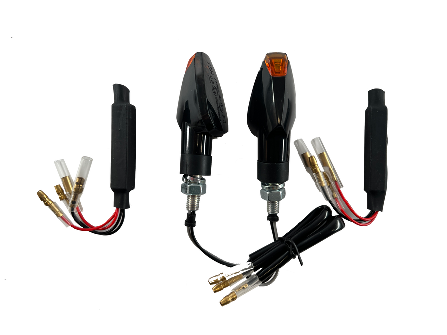 2 LED indicators black resistors [E-mark] - Husqvarna Supermoto Vitpilen Svartpilen 401 701