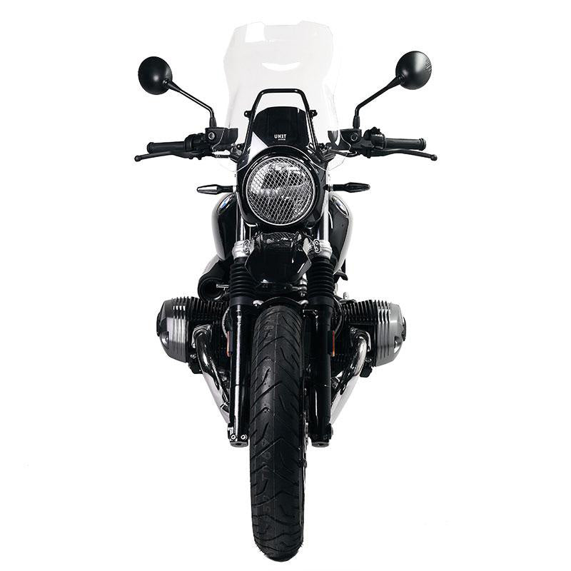 BMW R nineT 1200 Urban G/S (niedriger Auspuff) [2017-2023] - Scheinwerferabdeckung Schutzgitter Grau