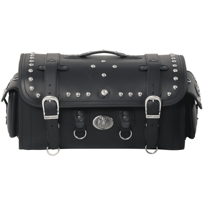 Motorcycle bag [Hepco & Becker] - leather handbag Buffalo Custom - luggage rack