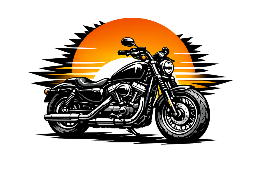 Harley davidson sportster [Mug White] - Sunset Split - One Sided