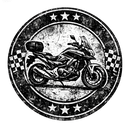 Honda nc 700 [T-Shirt] - Grunge Badge - Back Print