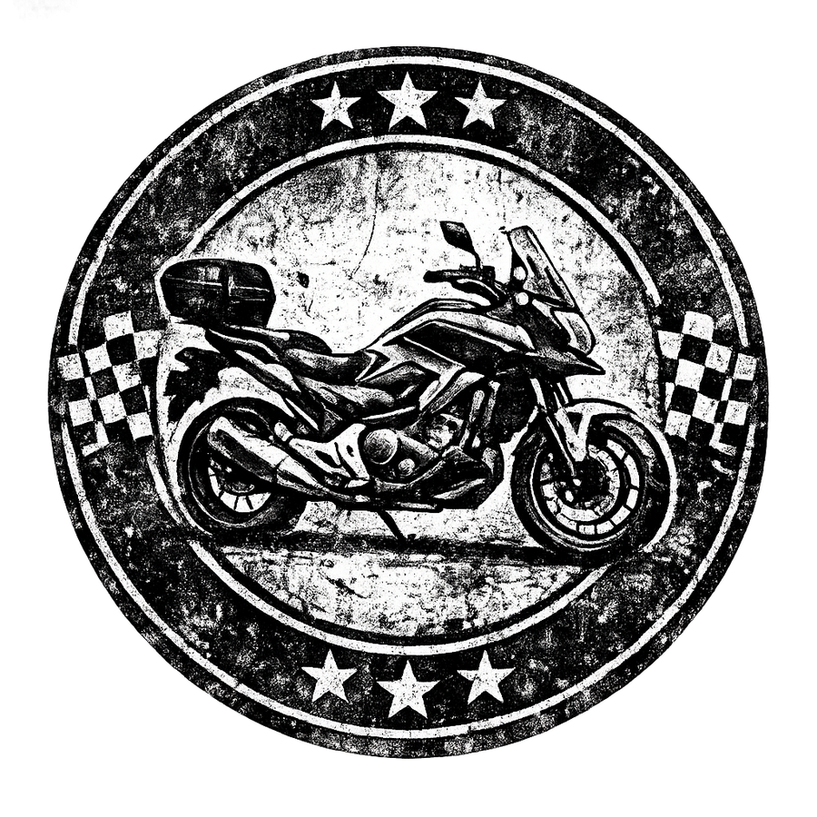 Honda nc 700 [T-Shirt] - Grunge Badge - Back Print