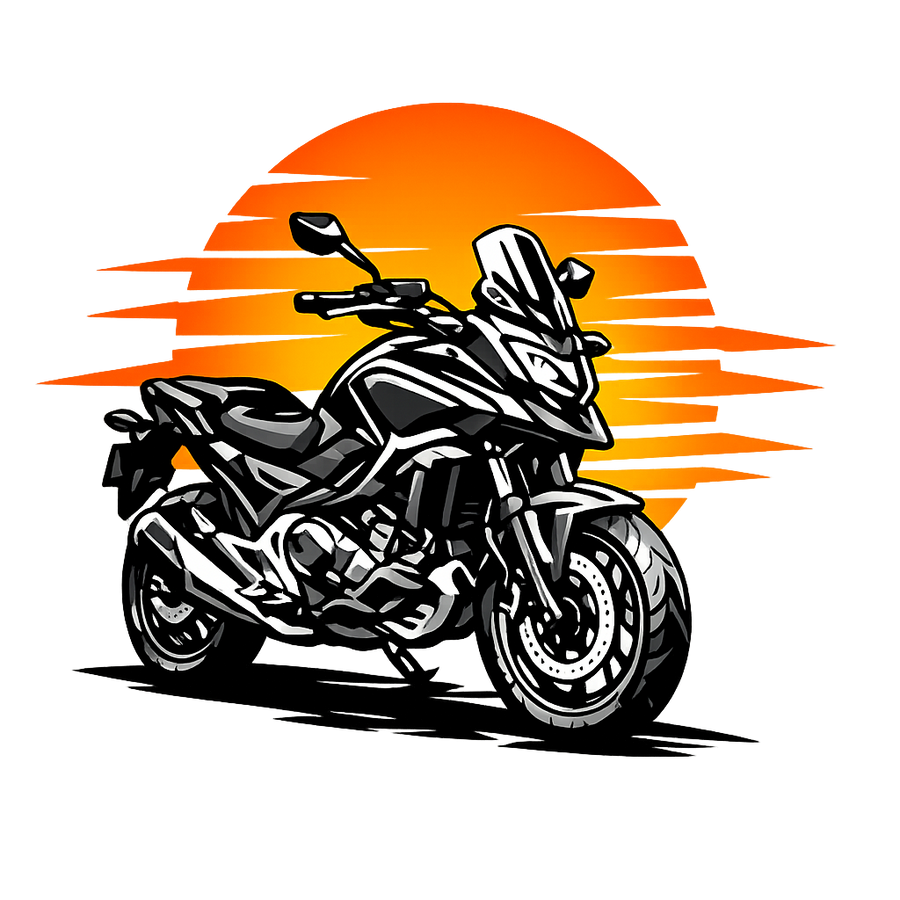 Honda nc 700 [Black cup] - Sunset Split - One-sided