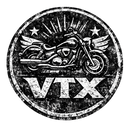 Honda vtx 1300 [Mug White] - Grunge Badge - Single Sided