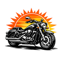 Honda vtx 1300 [T-Shirt] - Sunset Split - Back Print