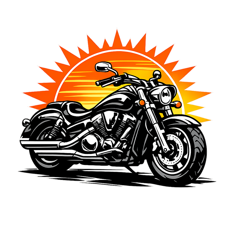 Honda vtx 1300 [T-Shirt] - Sunset Split - Back Print