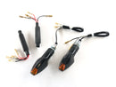 LED indicators with resistors black [with E-mark] - Yamaha Kawasaki Suzuki Ducati KTM-4