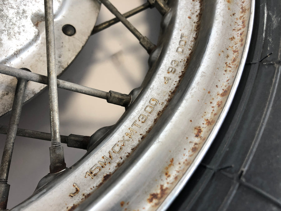 Yamaha XV 535 Virago 2YL [1987] - Rear wheel rim with brake drum