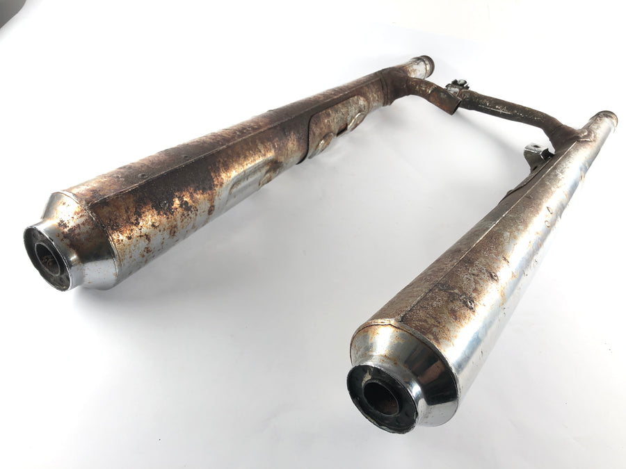 Yamaha XS 650 Type 447 [1975] - Exhaust silencer left and right