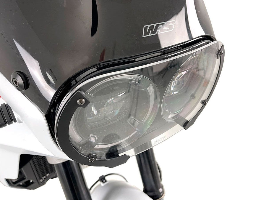 Ducati DESERT X [2022-2025] - Headlight protection lens with brackets - View 1