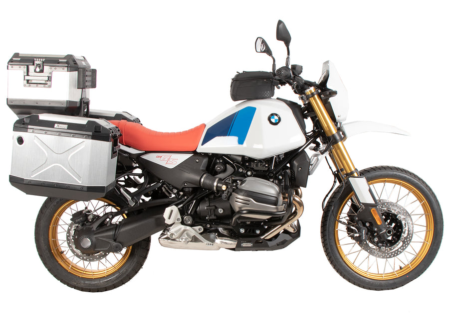 BMW R 12 G [2025-2026] - Kofferträgerset Cutout inkl. Xplorer Cutout silber Kofferset