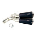 BMW R nineT 1200 Pure [2017-2023] - Doppelauspuff aus Titan mit sichtbaren Schweißnähten