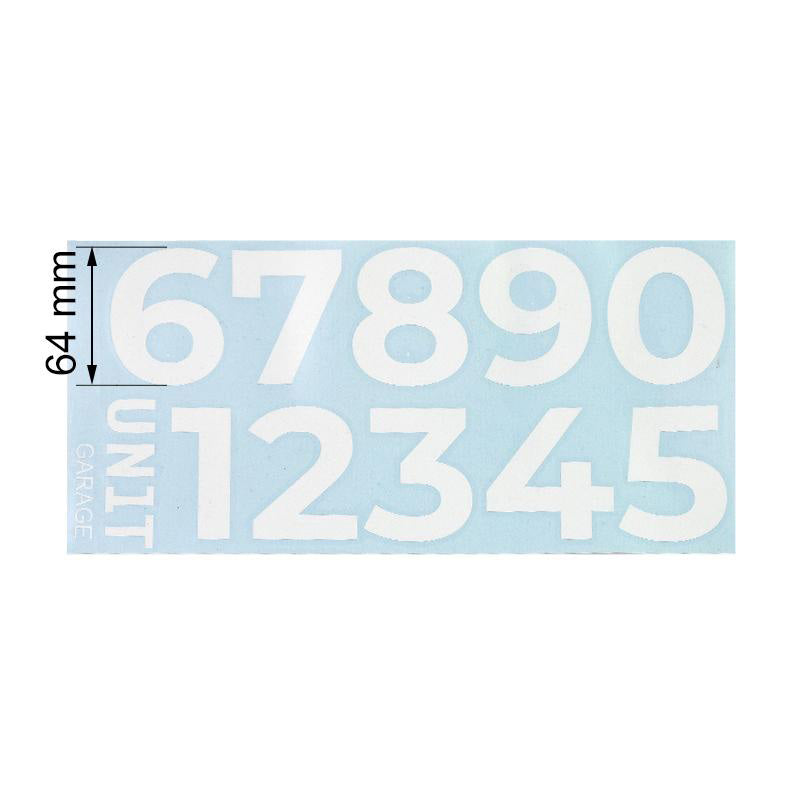 BMW R 1200 GS LC Wheel [2013-2019] - White adhesive numbers