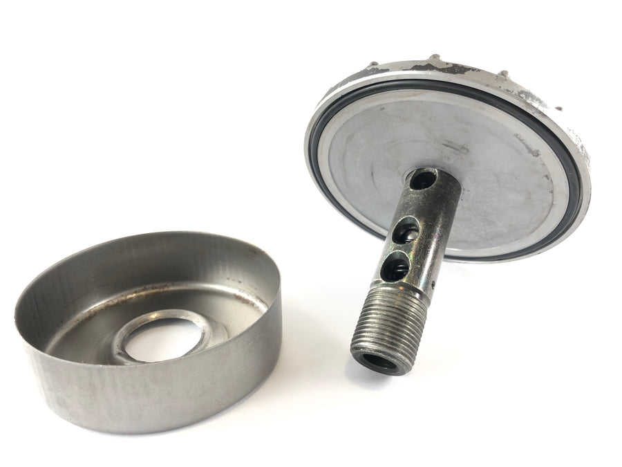 Kawasaki Zephyr 750 ZR750C [1991] - Oil pan cover oil filter holder