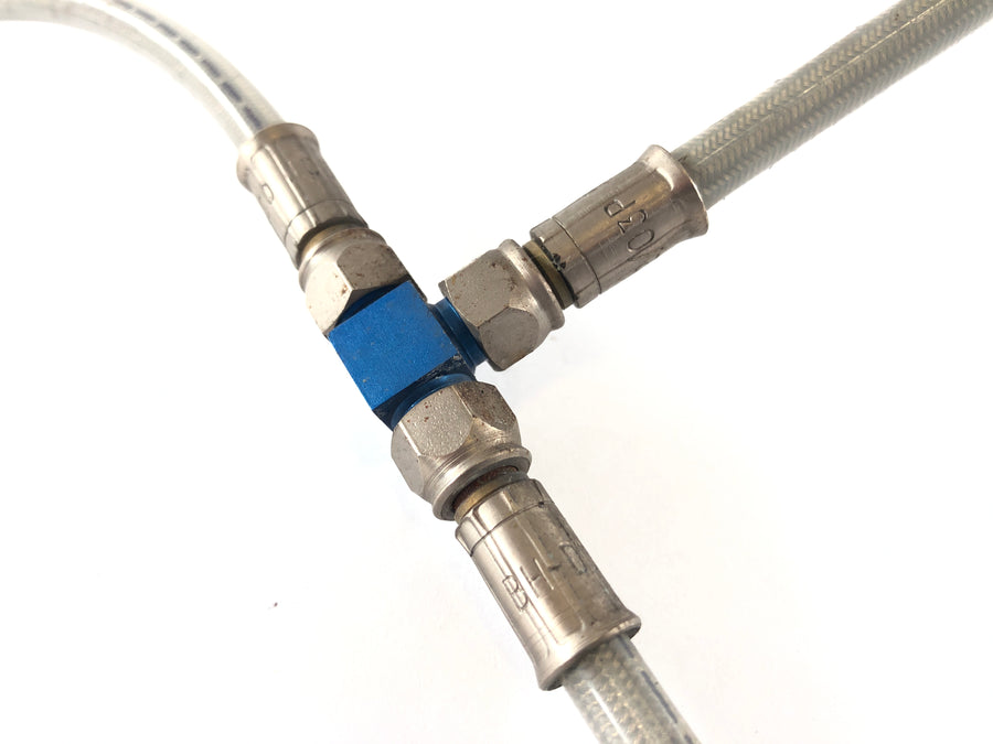 Moto Guzzi V11 [2001] - Front brake line steel braided