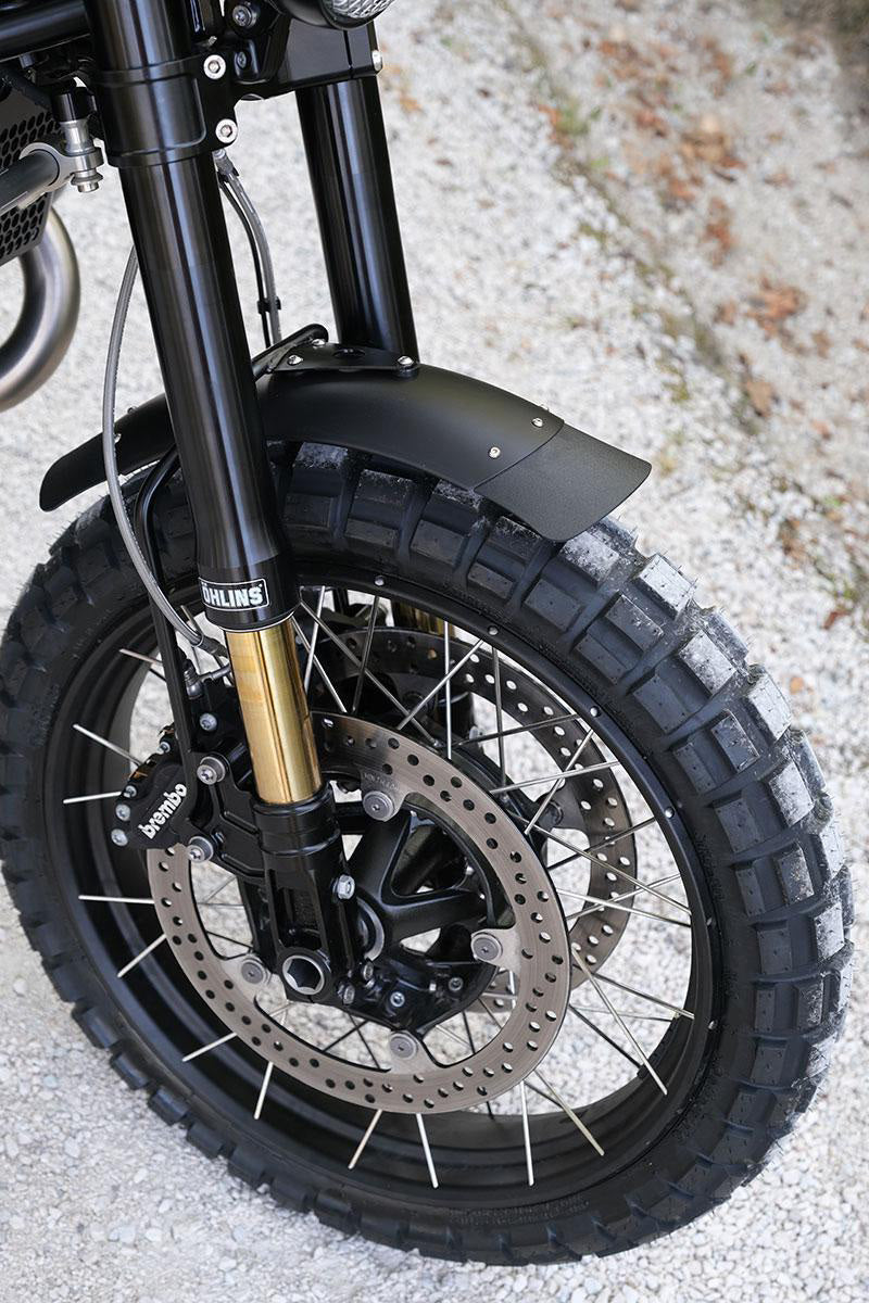 BMW R nineT 1200 Urban G/S (hoher Auspuff) [2017-2023] - Vorderradschutzblech mit Gabelstütze cod 2904