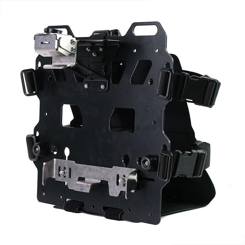 BMW R 850 GS / R 1100 GS / R 1150 GS Adventure [1994-2004] - Alu-Platte mit vorderer Schnellkupplung aus Hypalon und Schloss