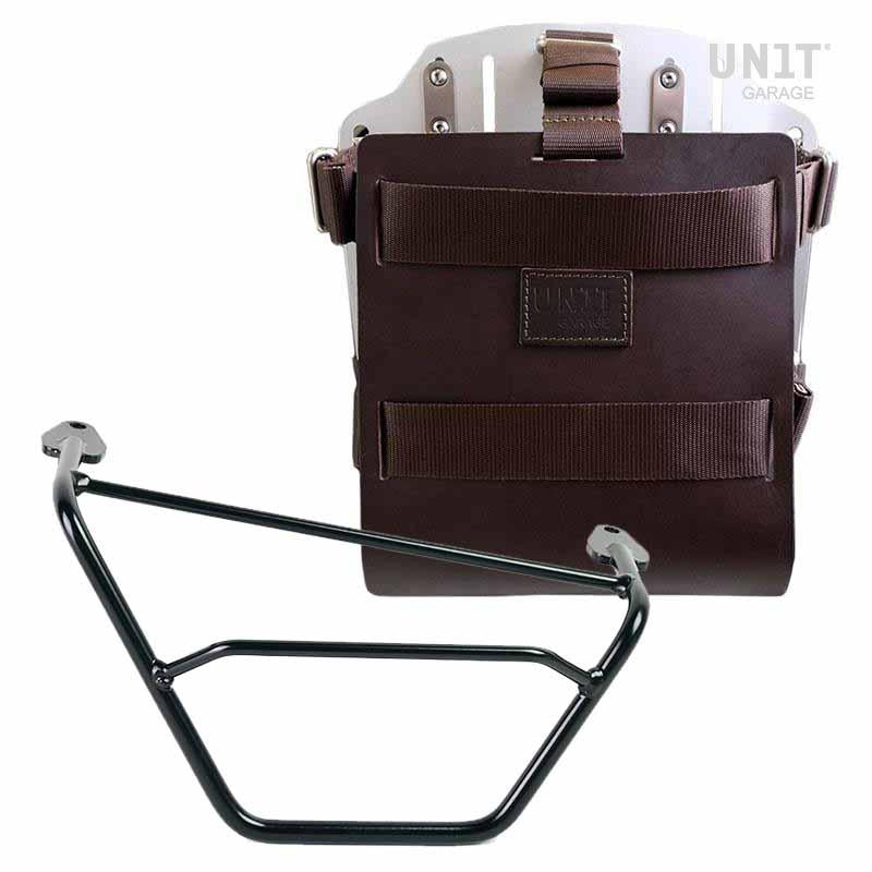 BMW R 1200 GS LC [2013-2018] - Taschenhalter aus Aluminium mit verstellbarer Lederfront, Schnellkupplung und rechtem Rahmen