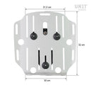 BMW R 1200 GS ADV LC [2014-2018] - Taschenhalter Aluminium mit verstellbarer Hypalon-Front und Schnellkuppl. + rechter Rahmen