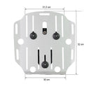 BMW R 1150 GS Adventure [2002-2006] - Alu-Taschenhalter mit Hypalon-Front, Schnellkupplung und rechtem Rahmen