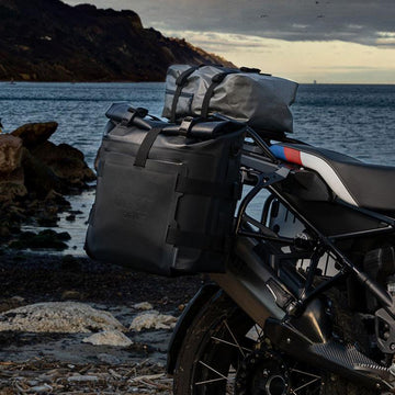 BMW R 120 G/S [2004-2012] - Alu-Taschenhalter Hypalon mit Schnellverschluss und Rahmen