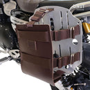 BMW R 12 nineT [2024-2026] - Aluminium-Taschenhalter mit verstellbarer Lederfront und Schnellkupplung + rechter Rahmen