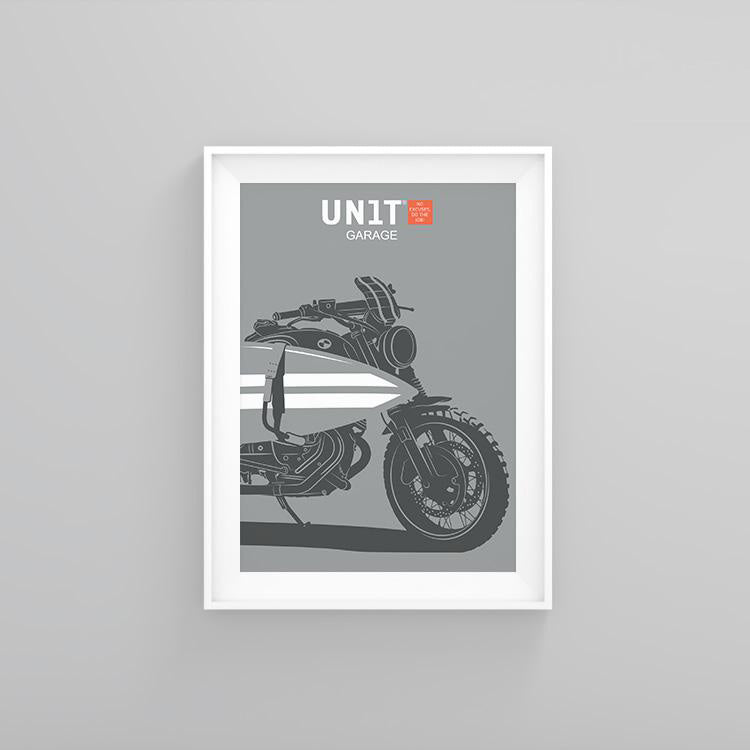 BMW R nineT 1200 Urban G/S (niedriger Auspuff) [2017-2023] - Poster E