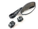 Handlebar end mirror with grooves, as good as new-2