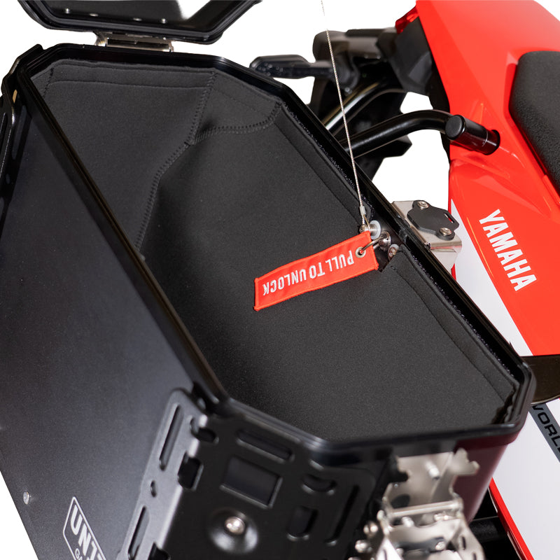 BMW R nineT 1200 Roadster [2014-2023] - Neopren-Innenauskleidungen für Aluminiumtaschen Atlas 39L + 32L Auspuffseiten