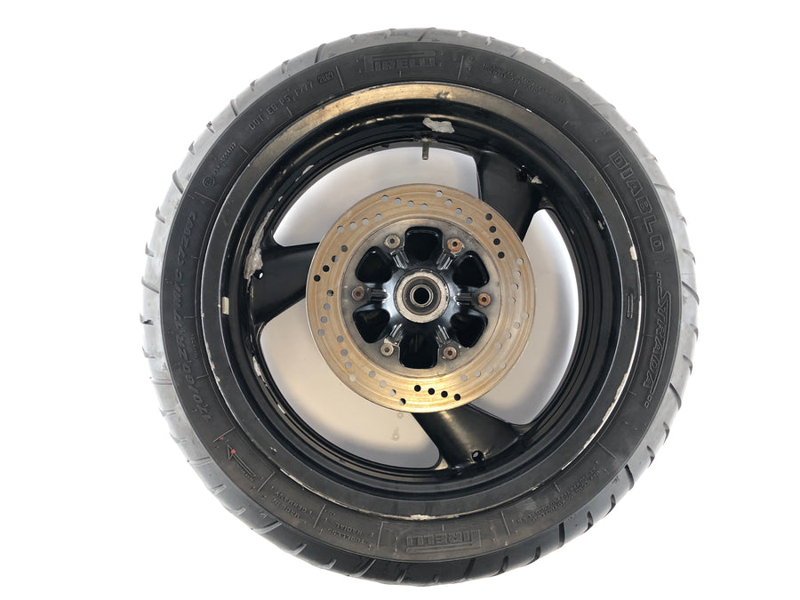 Ducati 900 SS [1993] - Rear wheel rim with paint damage