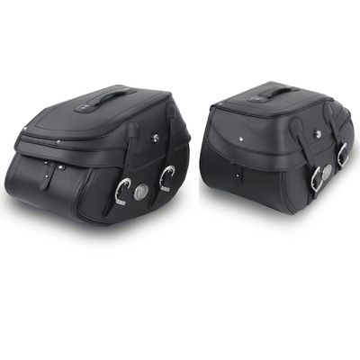 Motorcycle bag [Hepco & Becker] - saddlebags Buffalo Big black - tube pannier holder