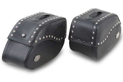 Motorcycle bag [Hepco & Becker] - saddlebags Ivory black - tube pannier holder