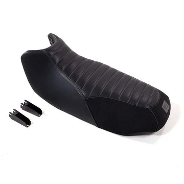BMW R 1150 R [2000-2006] - Black leather and canvas saddle for