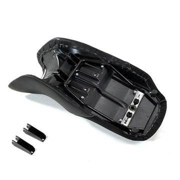 BMW R 1150 R [2000-2006] - Black leather and canvas saddle for