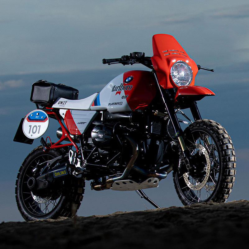 BMW R nineT 1200 Urban G/S (niedriger Auspuff) [2017-2023] - Paris Dakar GR86 Panzer