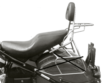 Kawasaki VN 1500 Drifter [1999-2003] - Sissybar with luggage bridge - 0