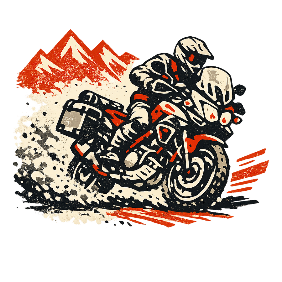 Suzuki dl 800 [Hoodie] - Retro Rallye - Back Print