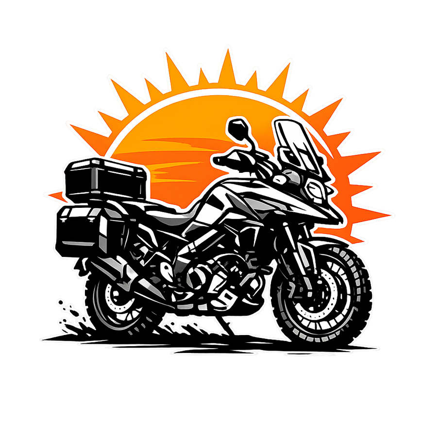 Suzuki dl 800 [T-Shirt] - Sunset Split - Back Print