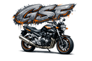 Suzuki gsf 650 [Cup White] - Graffiti Float - Single Sided