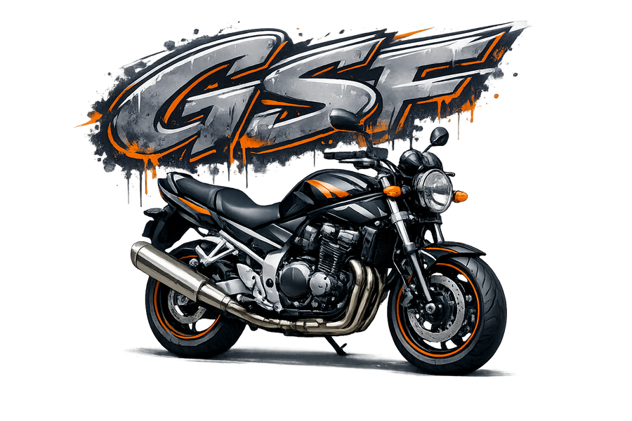 Suzuki gsf 650 [Cup White] - Graffiti Float - Single Sided