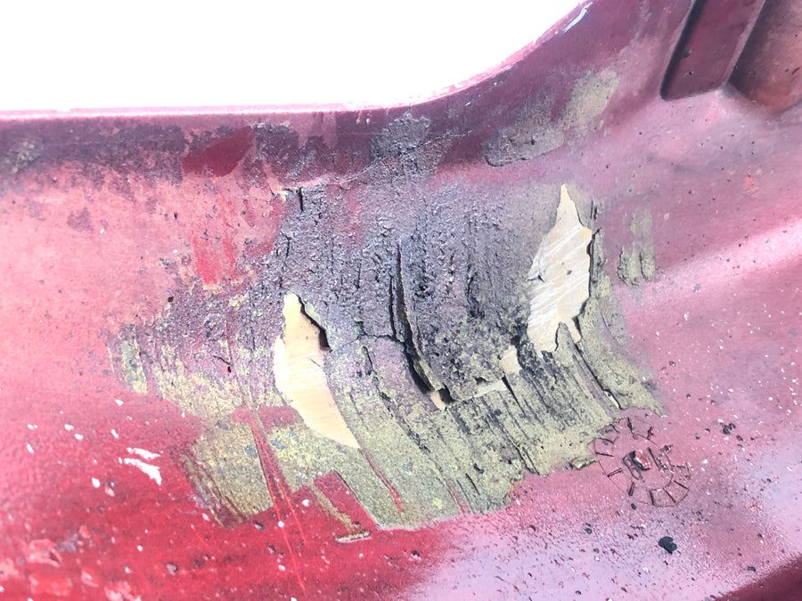 BMW K 100 [1984] - Front fender filled and paint damage